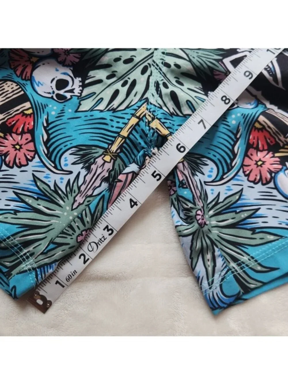 Men's What The FIN, Summer , Vacation, Beach, Pool, Blue Graphic Swim Shorts